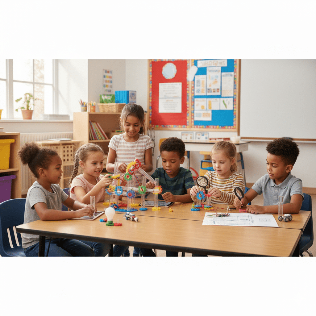 Students engaged with intentional play